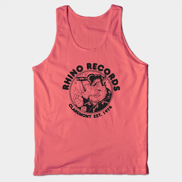 Rhino Records - Light Tank Top by Chewbaccadoll